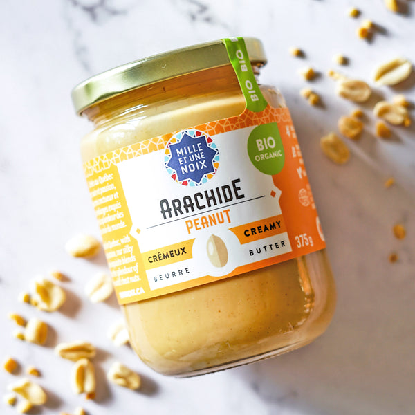 beurre d'arachide bio non homogénéisé chez Carrefour Diététique